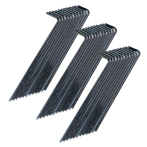 Zeltheringe Zelt Stahlheringe 36 Stck 19cm mit Haken