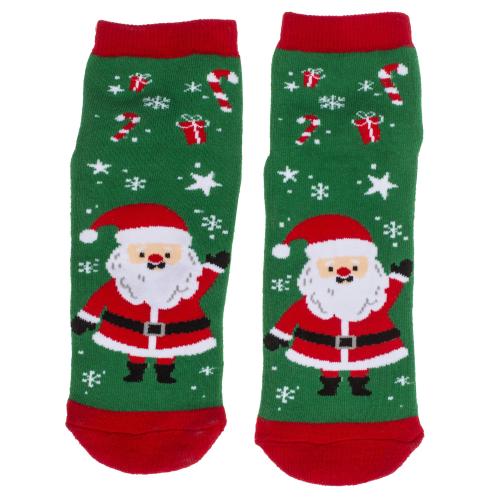 Weihnachts Socken mit ABS-Sohle, Merry X-Mas, Gre 36-45