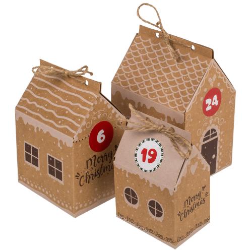 DIY Adventskalender mit 24 Huschen zum Befllen, Bastelset