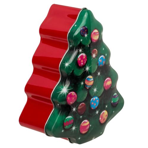 X-Mas Metall Gebckdose Weihnachtsbaum Keksdose