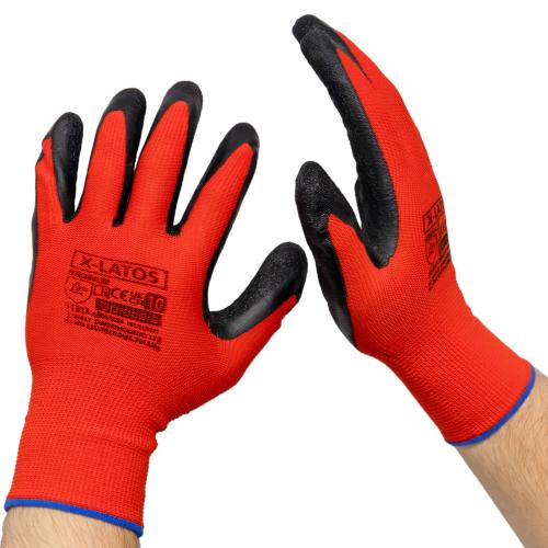 Arbeitshandschuhe Latex beschichtet Montagehandschuhe Gre 10 X-Latos