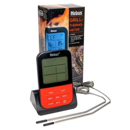 Mebus digital Grillthermometer Grill Braten Fleisch Thermometer