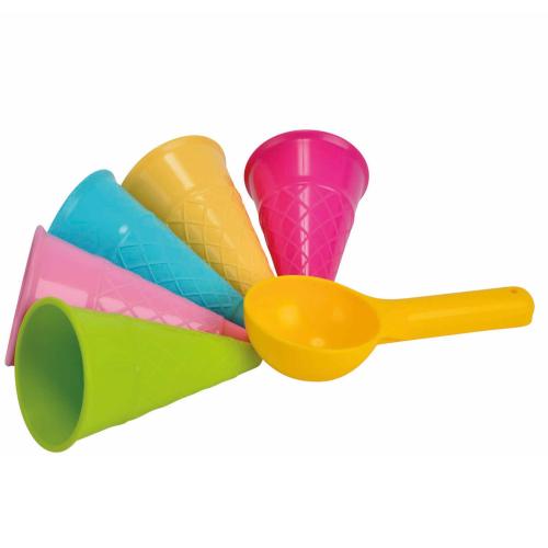 Eis Sandspielzeug Set Sandform Eiswaffel mit Portionierer