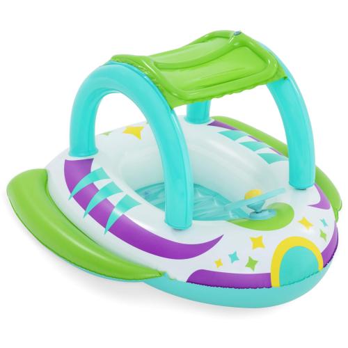 Bestway Kinder Schlauchboot Space Splash mit Sonnenschutzdach