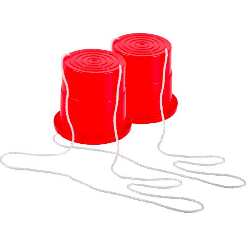 Kinder Laufdosen - Topfstelzen rot - Outdoor activ