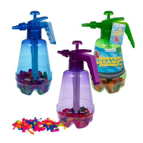 100 Wasserbomben mit Pumpe, Wasserballonpumpe