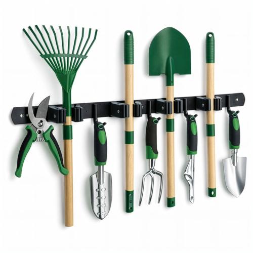 Wandhalter Ger�tehalter Besenhalter Wandleiste Hakenleiste 49cm