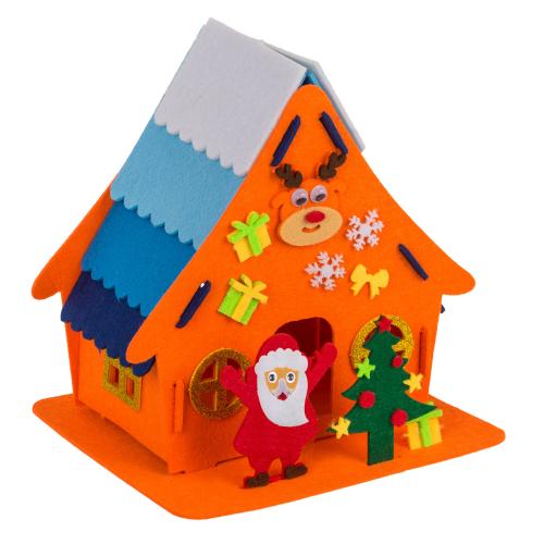 DIY Set Santas Workshop Filz Bastel-Set - Set: Orange
