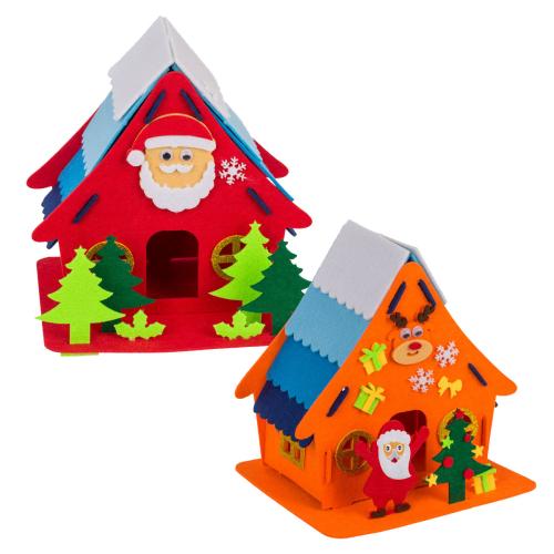 2er Set DIY Set Santas Workshop Filz Bastel-Set
