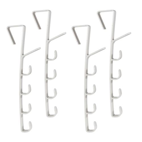 Kleiderhaken f�r T�r, Handtuchhaken, T�rgarderobe, T�rhaken 4er Set