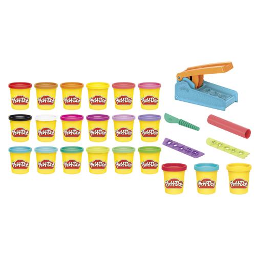 Play-Doh Knetwerk Knetpresse mit 18er Fantasiepack Knete im Set