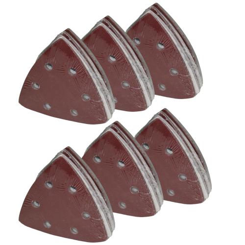 Schleifpapier-Set 150 Blatt f�r Deltaschleifer 93x93x93mm mit Klett K40�240 Holz